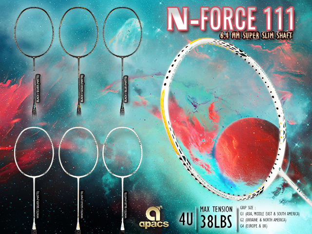 apacs N FORCE 111 4U ホワイトゴールド 新品